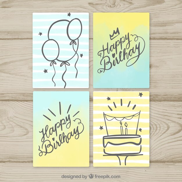 Happy birthday cards collection
