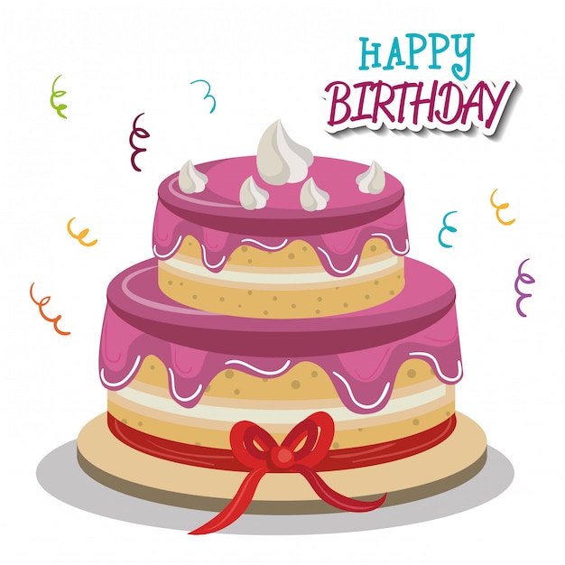 Free vector happy birthday design