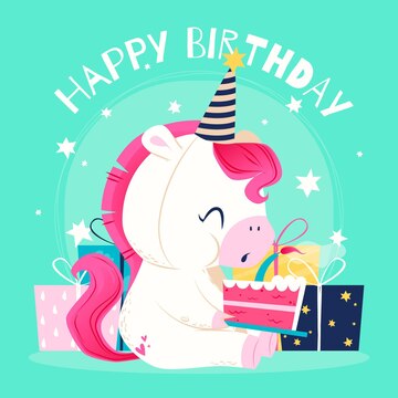 Free Vector | Happy birthday flat illustration design