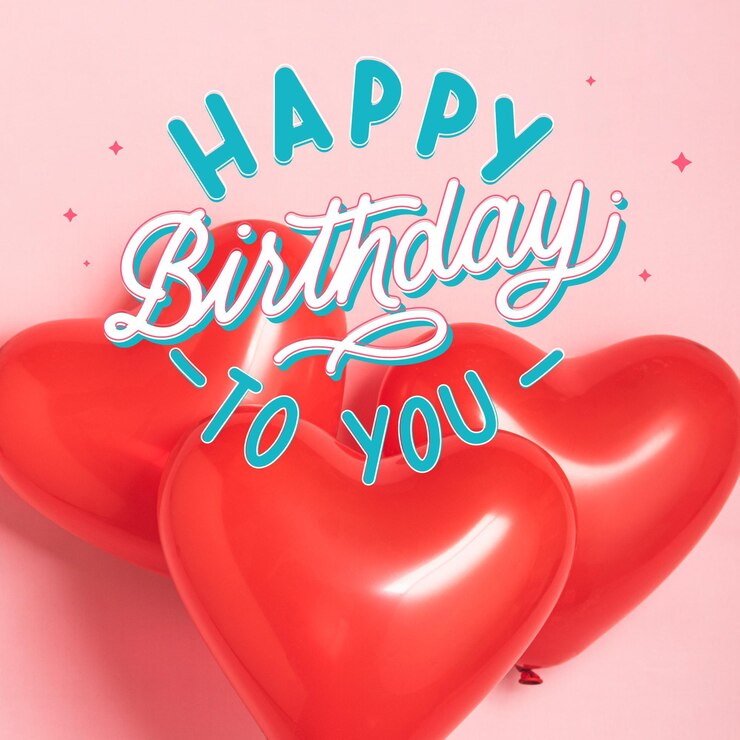 Free Vector happy birthday lettering with photo