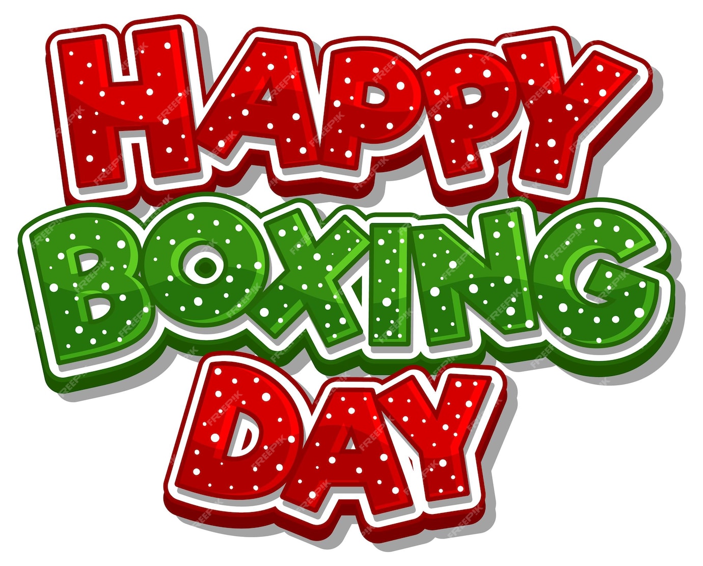 Free Vector Happy boxing day banner design