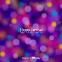 Free vector happy carnival