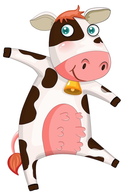 幸せな牛の漫画のキャラクター