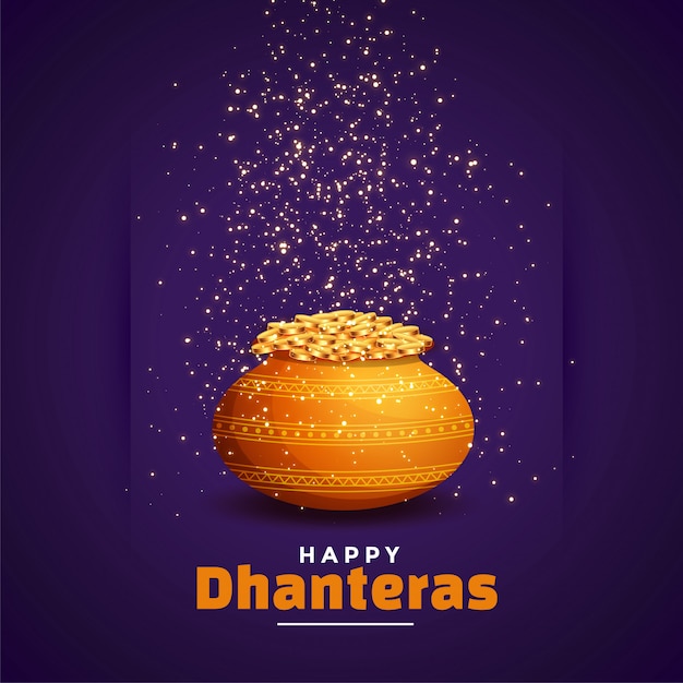 Happy dhanteras background