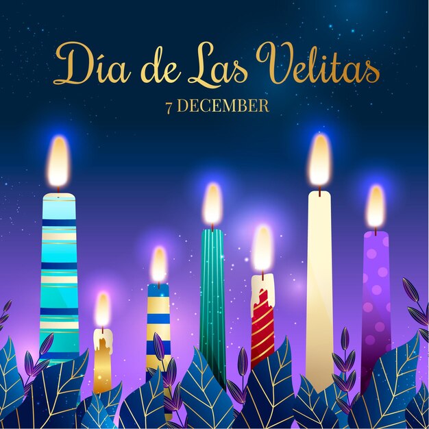 Happy dia de las velitas и омела