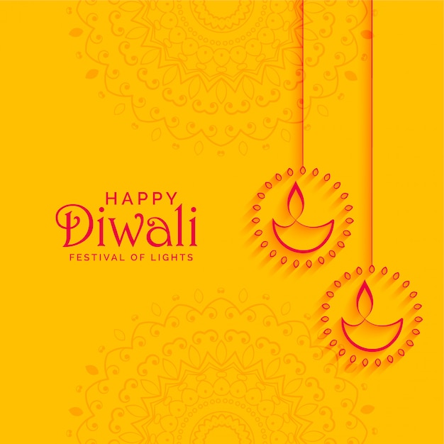 Felice diwali sfondo