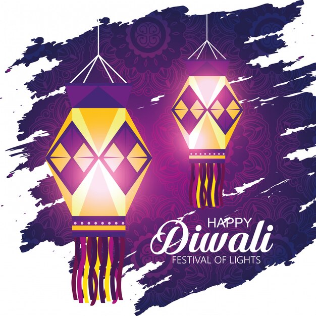 Happy diwali background