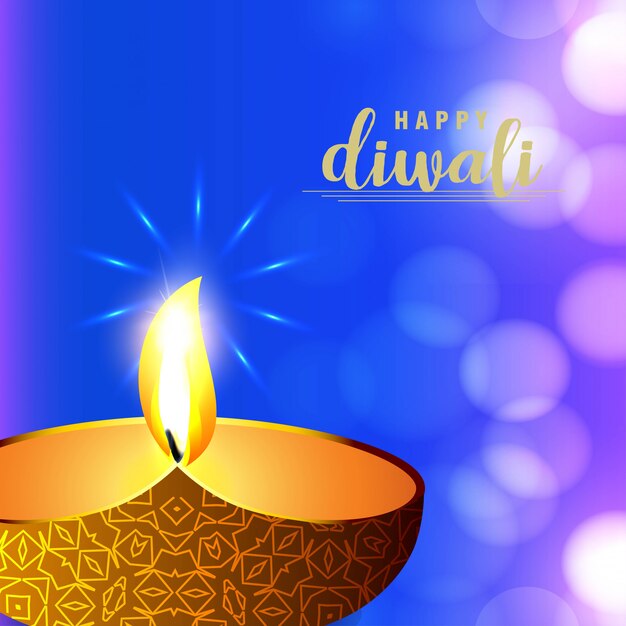 Happy diwali creative design