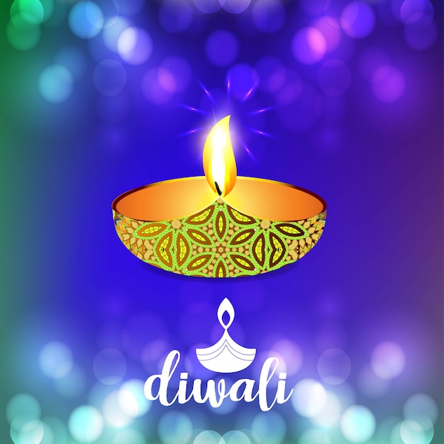 Happy diwali creative design