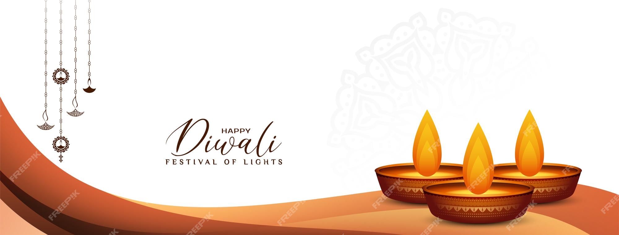 Free Vector | Happy diwali cultural religious indian festival ...