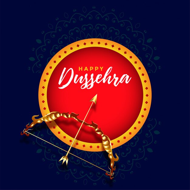 Free vector happy dussehra background