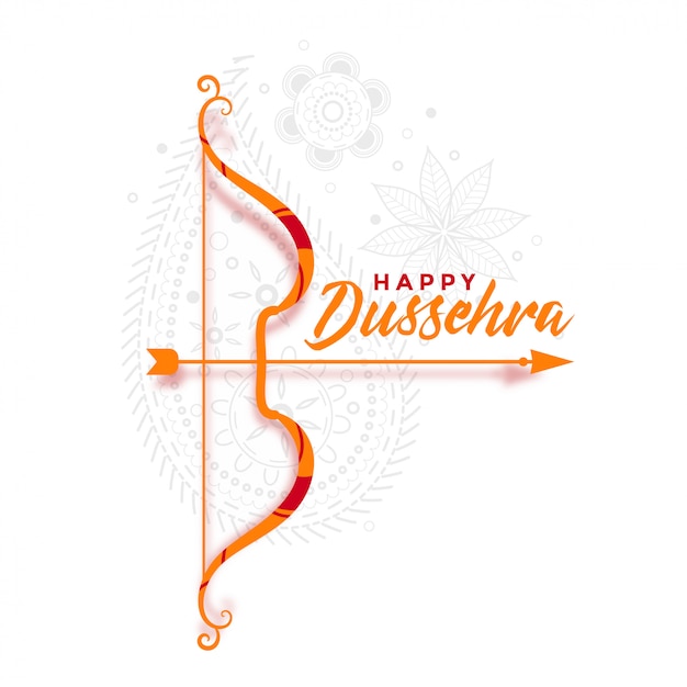 Free vector happy dussehra background