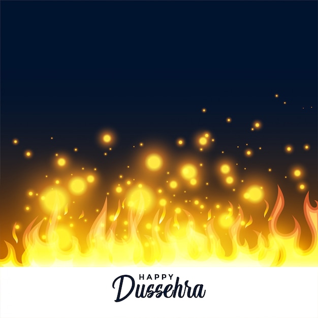 Free vector happy dussehra background