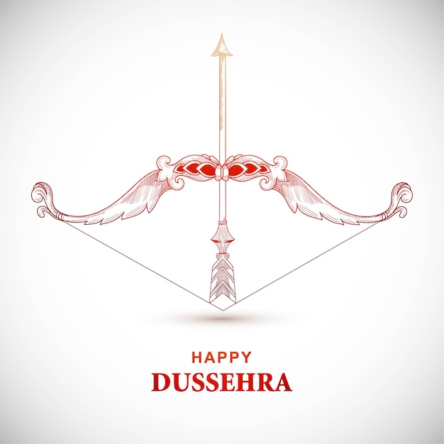 무료 벡터 행복 dussehra 배경