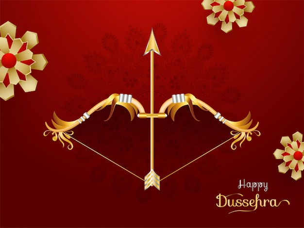 Happy dussehra background.