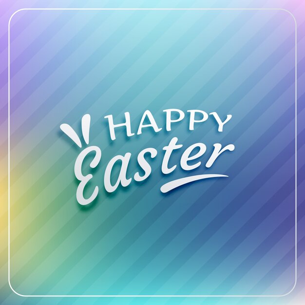 Free vector happy easter background with stripes