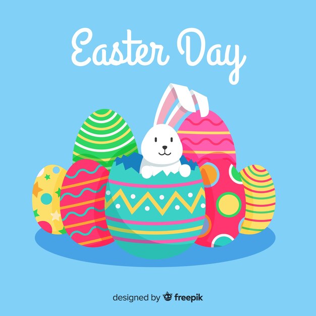Happy easter day background