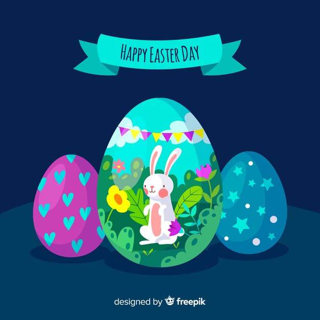 Happy easter day background