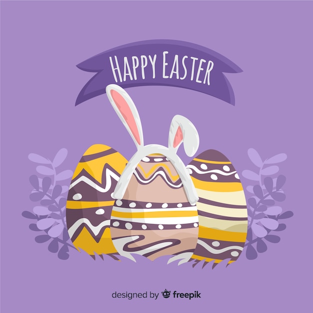 Happy easter day background