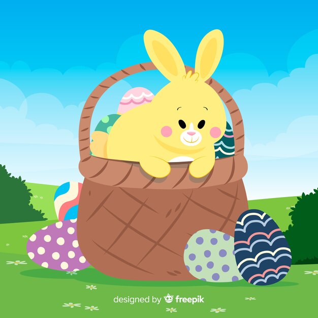 Happy easter day background