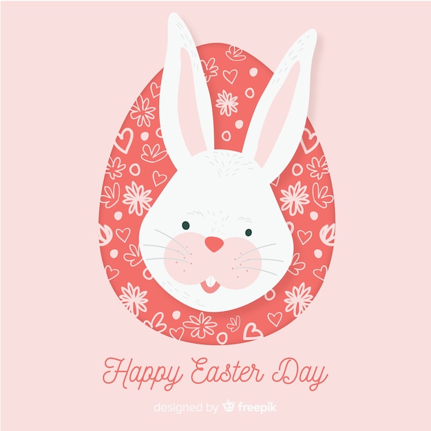 Free vector happy easter day background