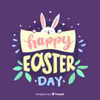 Free vector happy easter day background