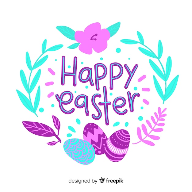 Happy easter day background