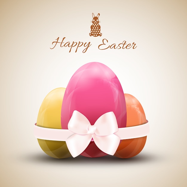 Happy easter egg set vector Illustration