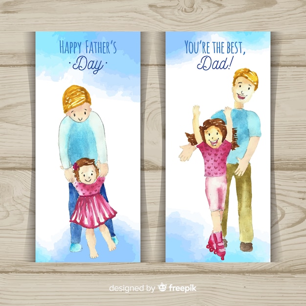 Happy father's day banners