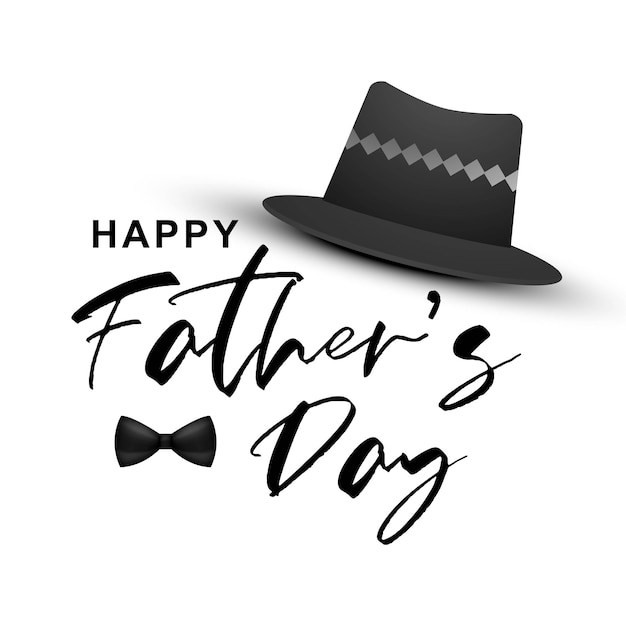 Free vector happy father's day greeting card background