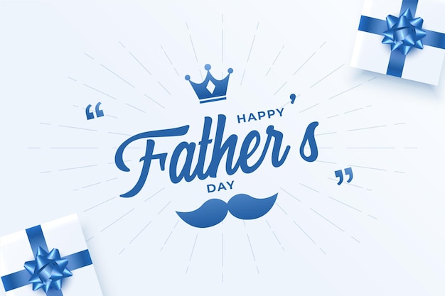 Happy father's day show your love for papa with giftbox