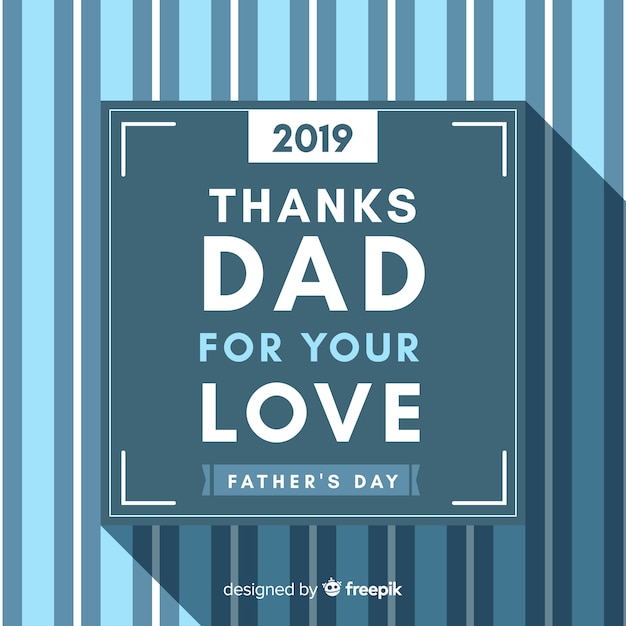 Free vector happy father's day