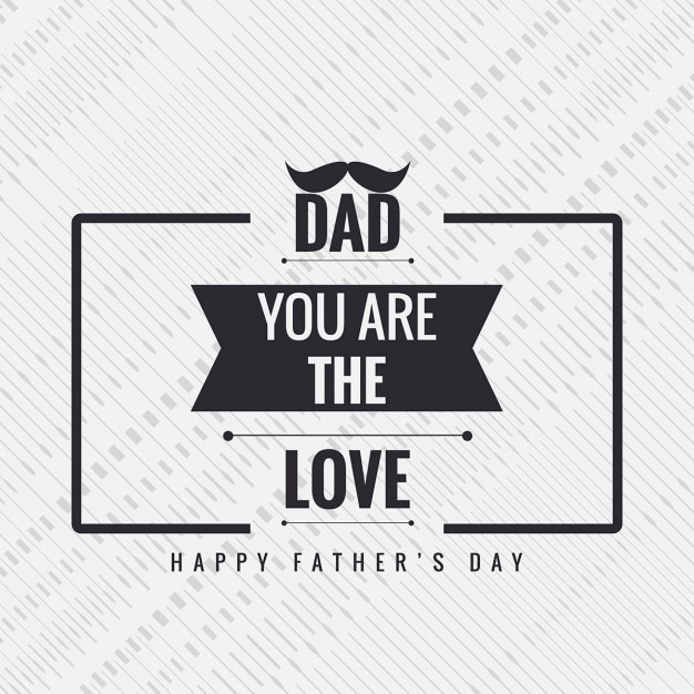 Бесплатное векторное изображение Счастливые отцы день фон