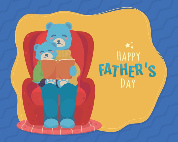 Happy fathers day card style