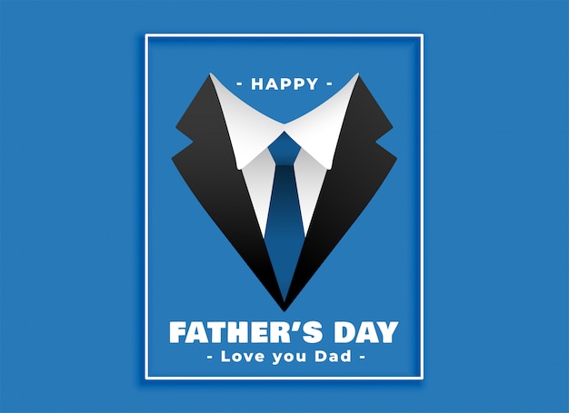 Happy fathers day suit and tie background