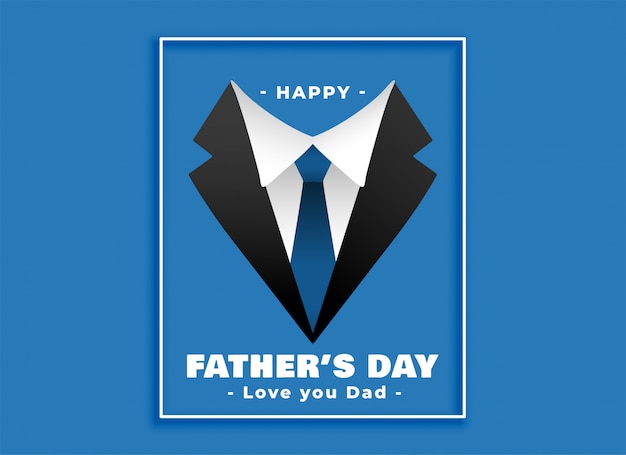 Счастливый день отцов костюм и галстук фон