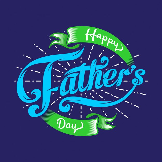 Download Happy father's day card Vector | Free Download