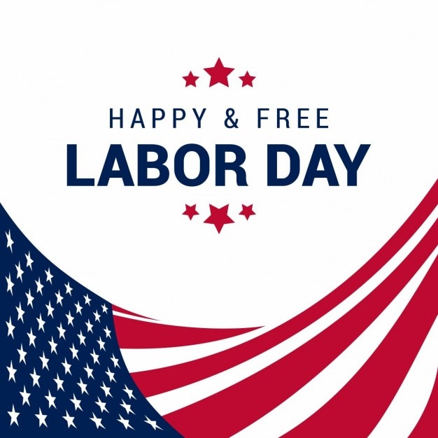 Free vector happy free usa labor day