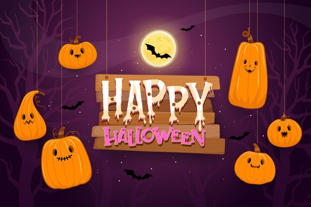 ハロウィン背景 画像 無料のベクター ストックフォト Psd