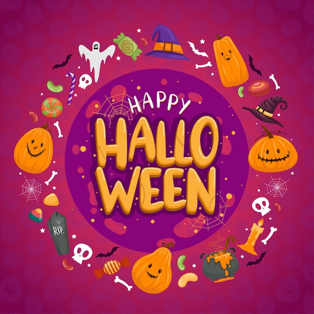 Happy halloween celebration