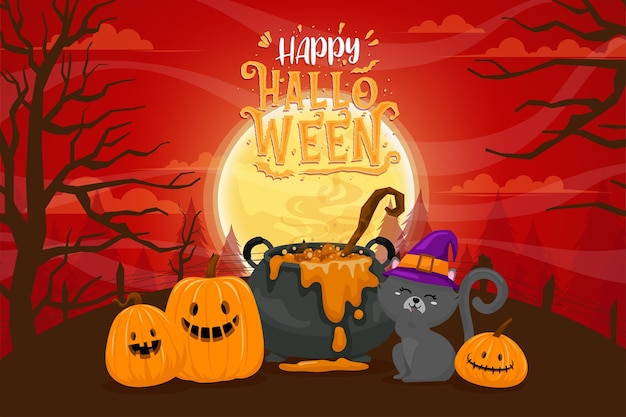 Happy halloween celebration