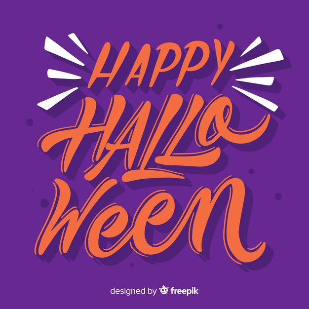 Счастливый дизайн наклейки на Хэллоуин
