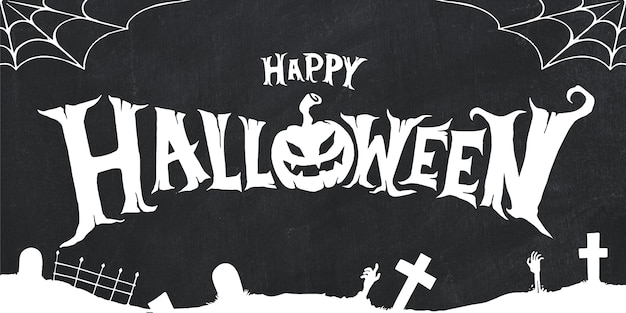 Happy Halloween Lettering