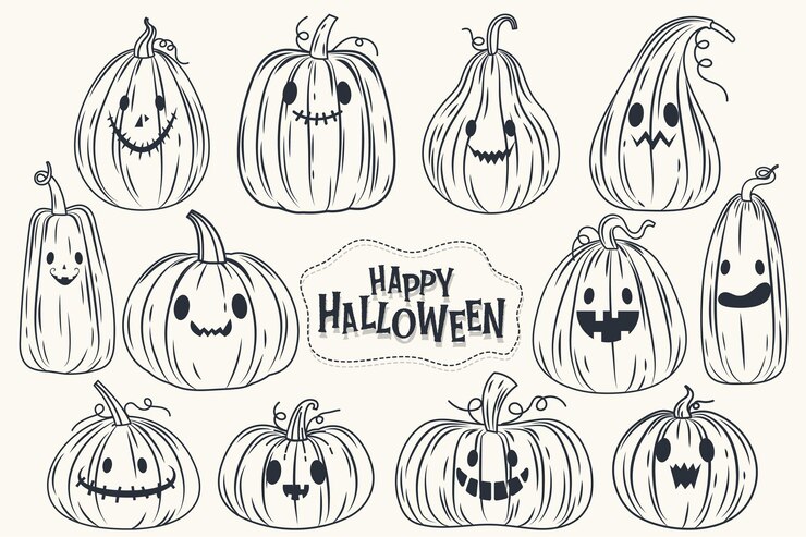 Free Vector happy halloween (trick or treat) banner for invitation.