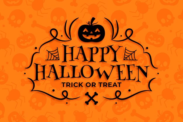 ハロウィンパーティーポスター 無料のベクター