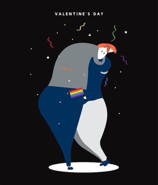 Happy homosexual Valentine