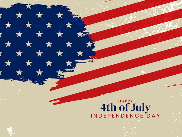 Happy Independence day 4th of july american background