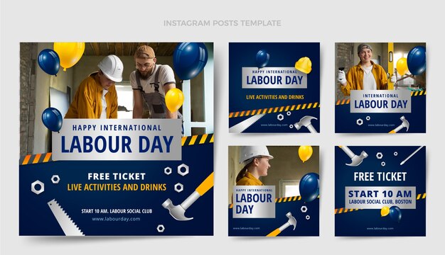 happy international labour day ig post collection