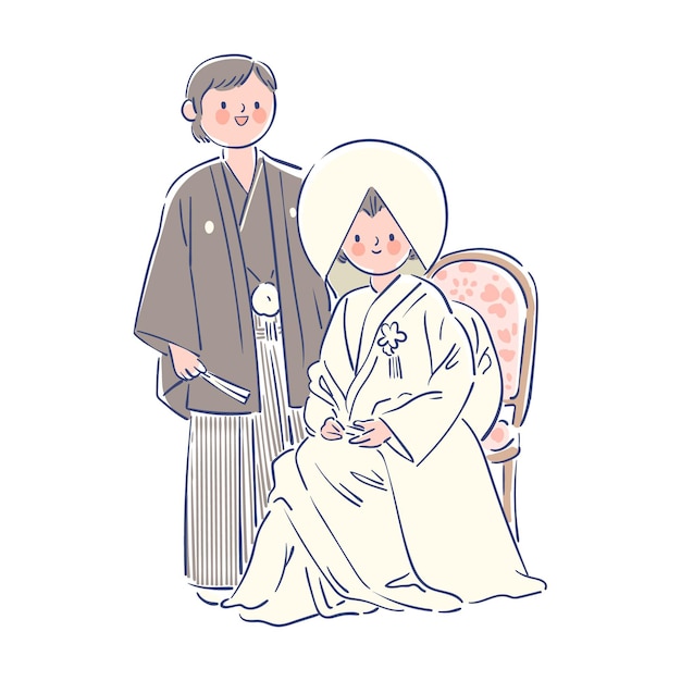 幸せな日本の結婚式