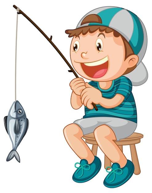 Cartoon Fishing Rod Images - Free Download on Freepik